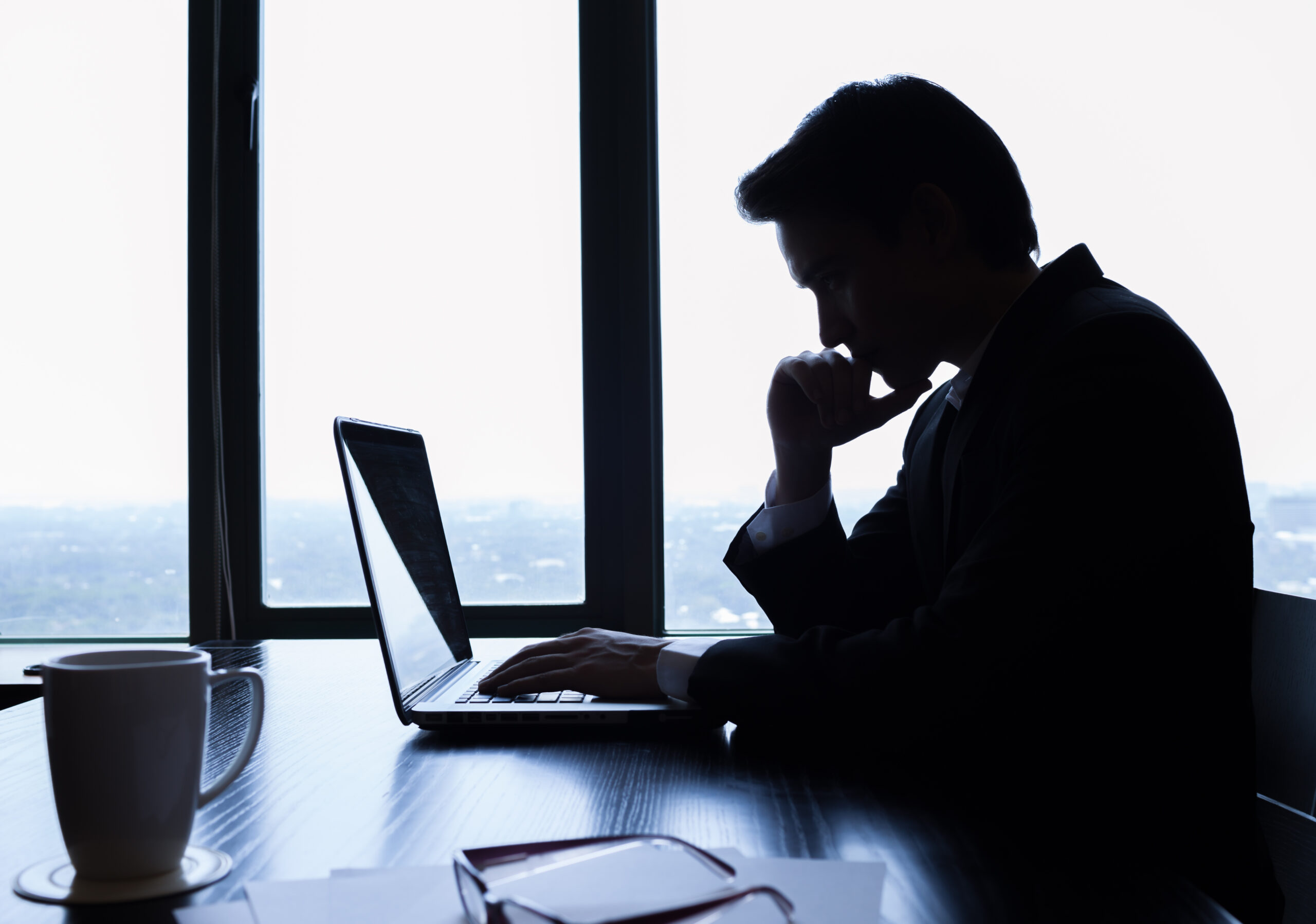 Businessman,Using,A,Computer