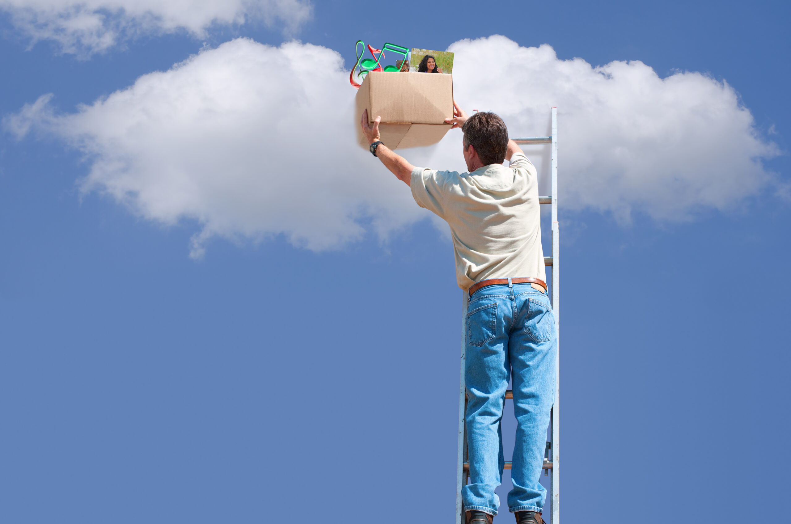 Cloud,Backup,And,Storage,Concept,Showing,A,Man,On,A